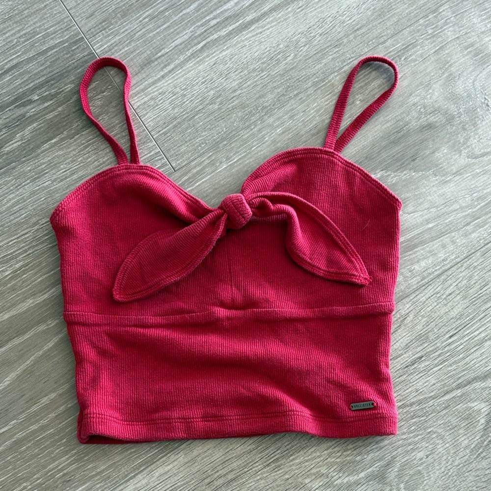 Hollister Pink Knotted Camisole Top